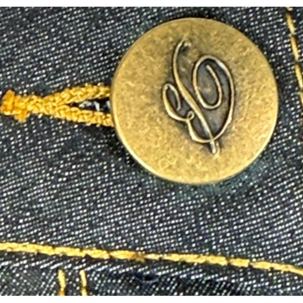 Bisou Bisou Michele Bohbot Denim Mermaid Skirt 18W Dark Wash Flared Midi Y2K - Picture 7 of 10